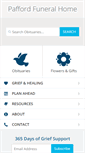 Mobile Screenshot of paffordfuneralhome.com